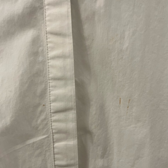 🌟HOST PICK🌟 Zara White Button Down with Pleated Chiffon Back - Picture 7 of 8